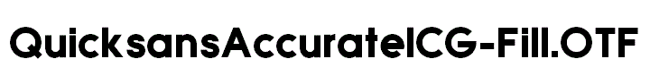 QuicksansAccurateICG-Fill