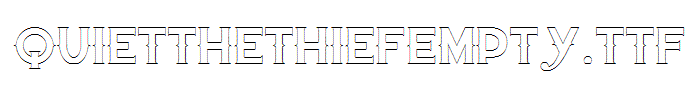 QuiettheThiefEmpty