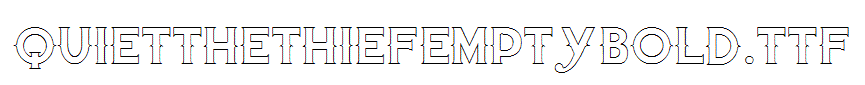 QuiettheThiefEmptyBold