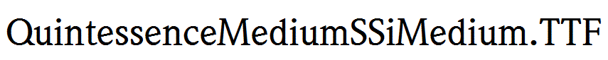QuintessenceMediumSSiMedium