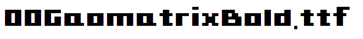 00GeometrixBold