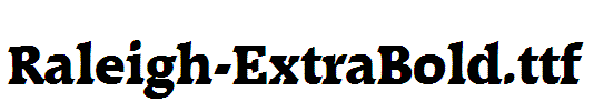 Raleigh-ExtraBold