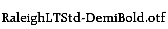 RaleighLTStd-DemiBold