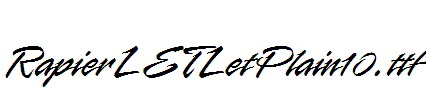 RapierLETLetPlain10