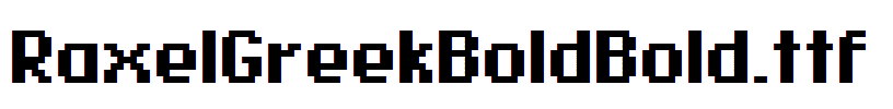 RaxelGreekBoldBold