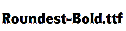 Roundest-Bold