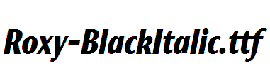 Roxy-BlackItalic