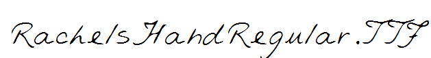 RachelsHandRegular