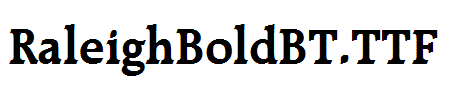 RaleighBoldBT
