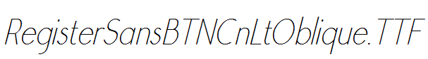 RegisterSansBTNCnLtOblique