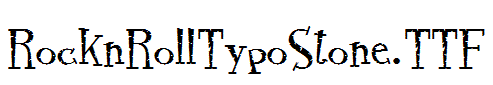 RocknRollTypoStone