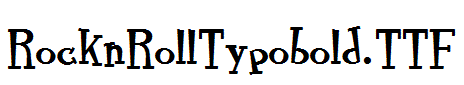 RocknRollTypobold