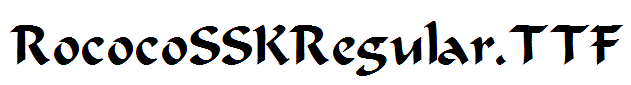 RococoSSKRegular