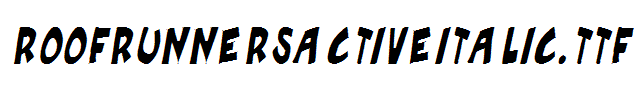 RoofrunnersactiveItalic