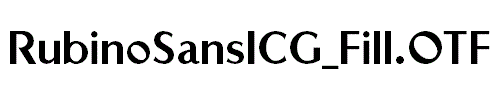 RubinoSansICG_Fill