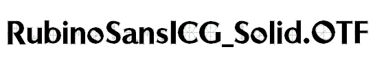 RubinoSansICG_Solid