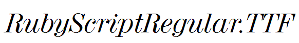 RubyScriptRegular
