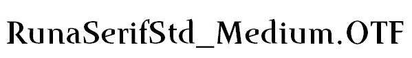 RunaSerifStd_Medium