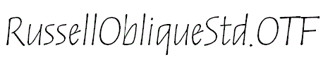 RussellObliqueStd