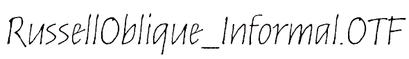 RussellOblique_Informal