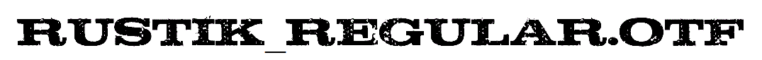 Rustik_Regular