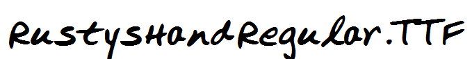 RustysHandRegular