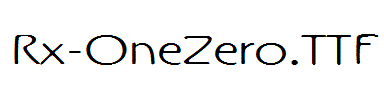 Rx-OneZero
