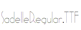 SadelleRegular