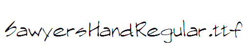 SawyersHandRegular