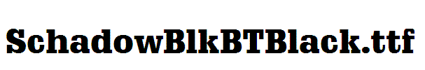 SchadowBlkBTBlack
