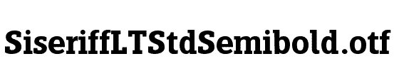 SiseriffLTStdSemibold
