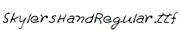 SkylersHandRegular