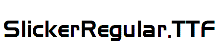 SlickerRegular