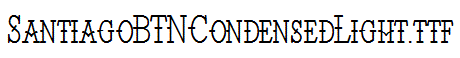 SantiagoBTNCondensedLight