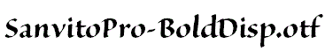 SanvitoPro-BoldDisp
