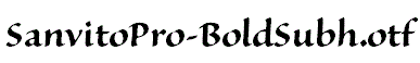 SanvitoPro-BoldSubh
