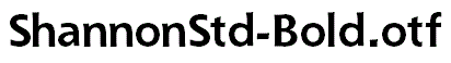 ShannonStd-Bold