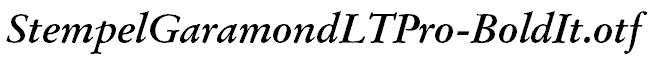 StempelGaramondLTPro-BoldIt