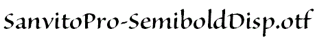 SanvitoPro-SemiboldDisp