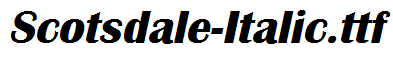 Scotsdale-Italic