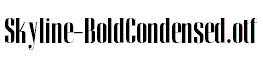Skyline-BoldCondensed