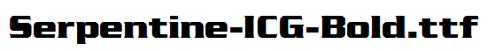 Serpentine-ICG-Bold