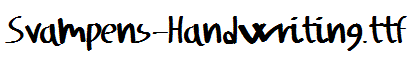 Svampens-Handwriting