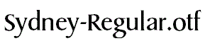 Sydney-Regular