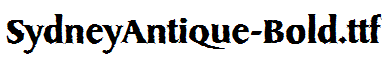SydneyAntique-Bold