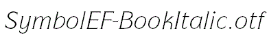 SymbolEF-BookItalic