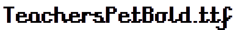 TeachersPetBold