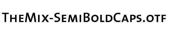 TheMix-SemiBoldCaps
