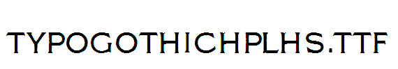 TypoGothicHPLHS