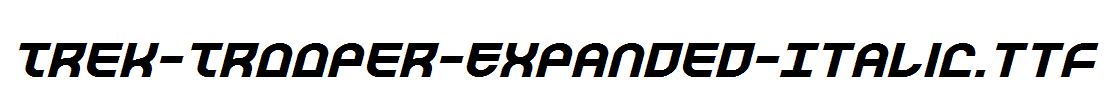 Trek-Trooper-Expanded-Italic